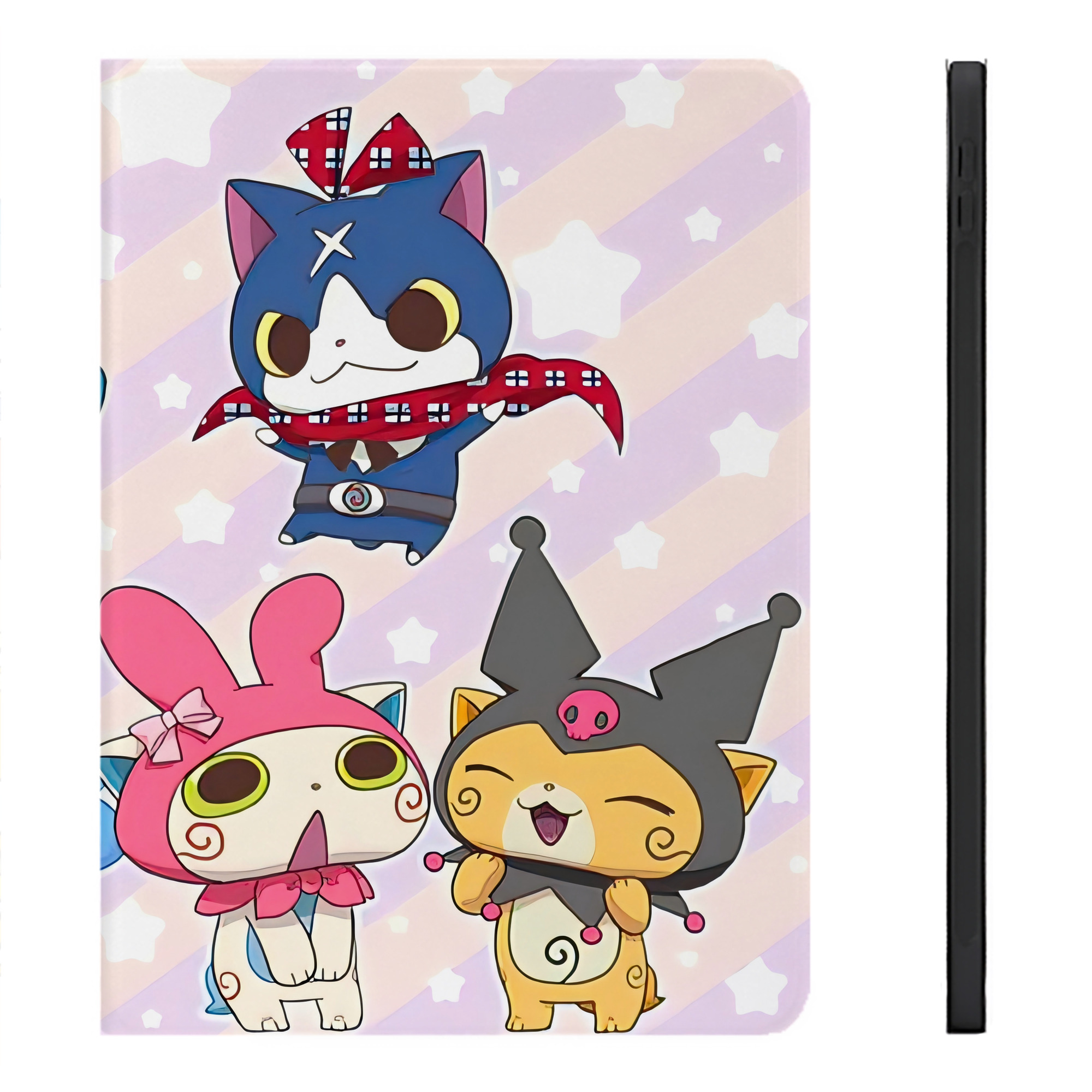 （画像用） 妖怪ウォッチ Yo-kai Watch IPadケース ペンホルダー付き ブックスタイルデザイン
